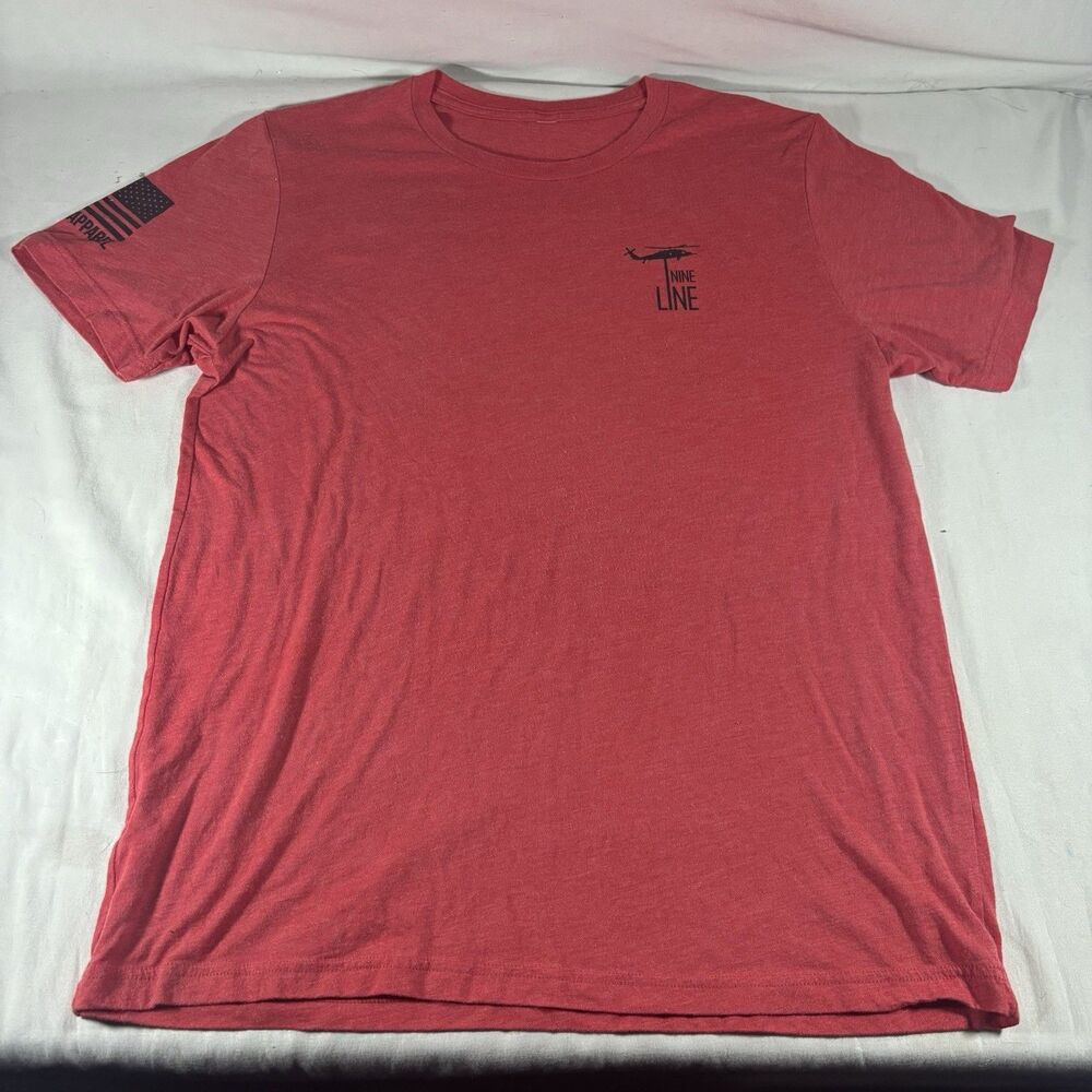 Nine Line Apparel English Bulldog T-Shirt Red Men’s